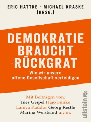 cover image of Demokratie braucht Rückgrat